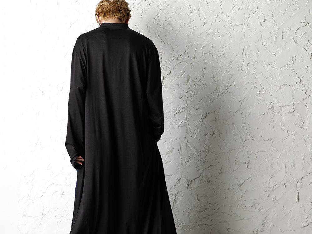 Yohji Yamamoto 20-21AW ASAKURA Print Blue Women Tunic Style - 2-005