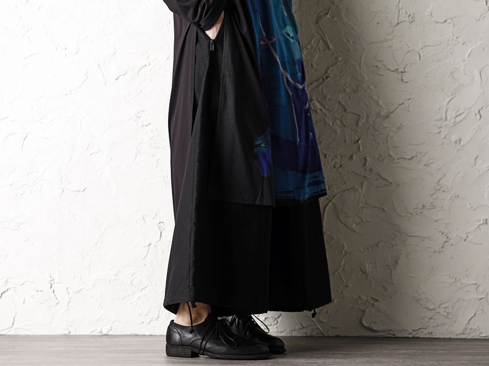 Yohji Yamamoto 20-21AW ASAKURA Print Blue Women Tunic Style - 3-002