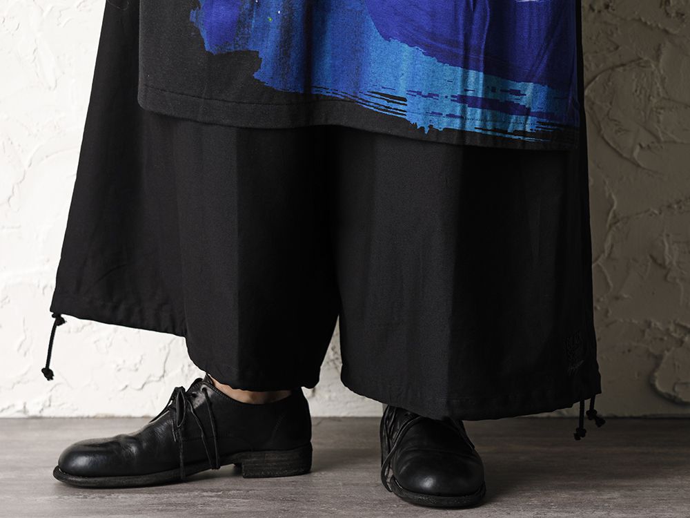 Yohji Yamamoto 20-21AW ASAKURA Print Blue Women Tunic Style - 3-004