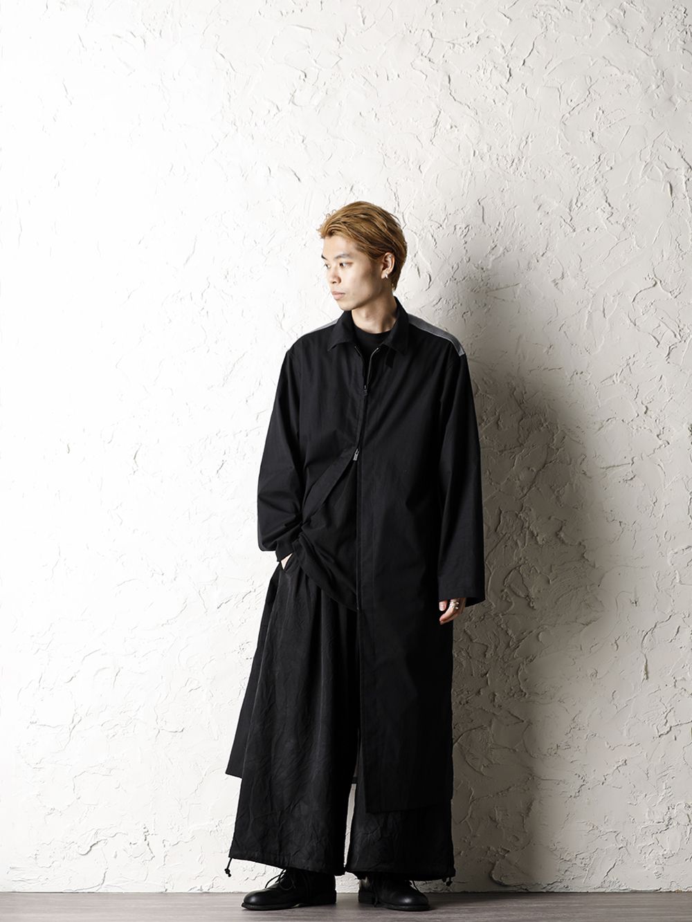 Yohji Yamamoto 20-21AW UCHIDA Print Shirt Coat Style - 1-001