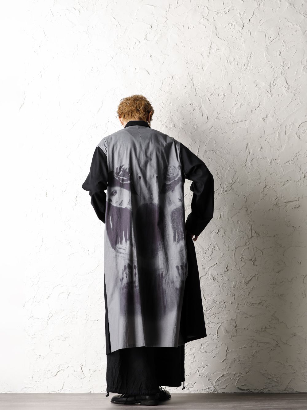 Yohji Yamamoto 20-21AW UCHIDA Print Shirt Coat Style - 1-003