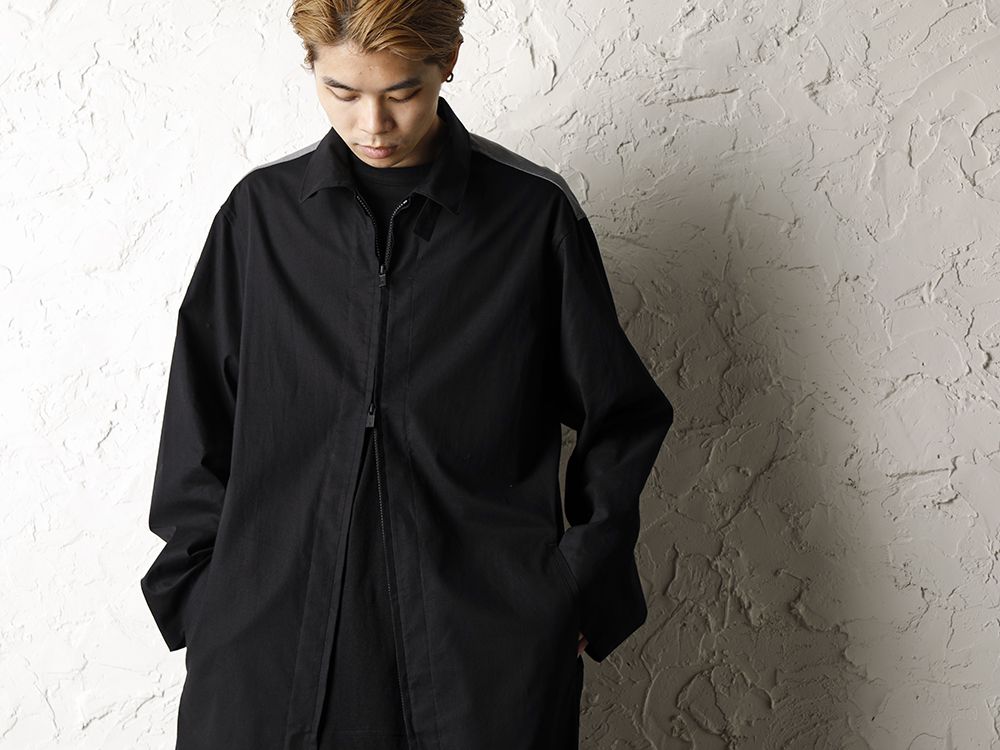 Yohji Yamamoto 20-21AW UCHIDA Print Shirt Coat Style - 2-006