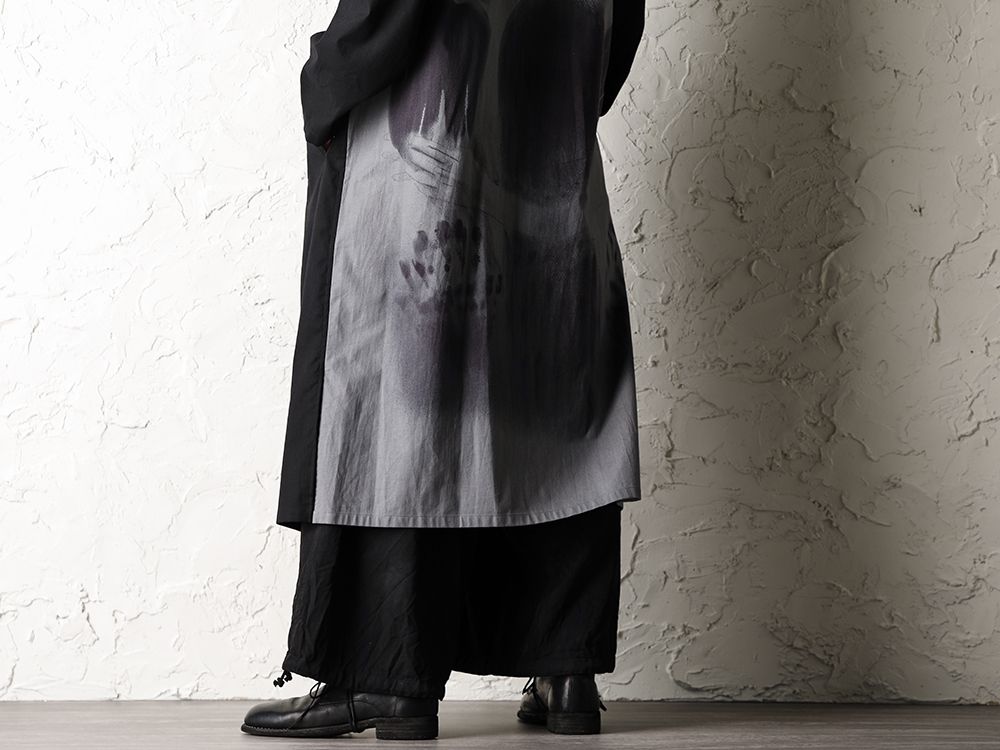 Yohji Yamamoto 20-21AW UCHIDA Print Shirt Coat Style - 3-003