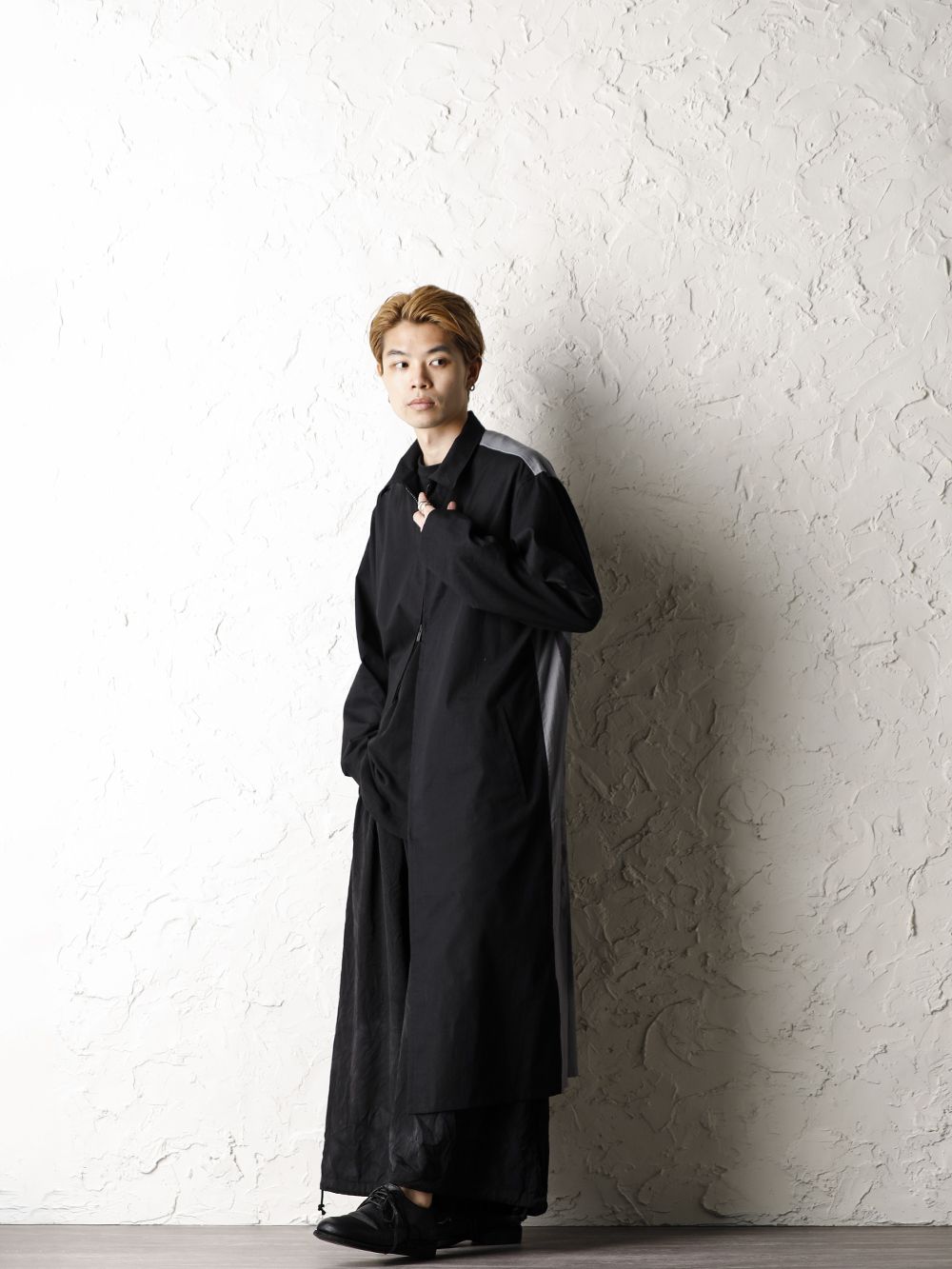 Yohji Yamamoto 20-21AW UCHIDA Print Shirt Coat Style - 4-001