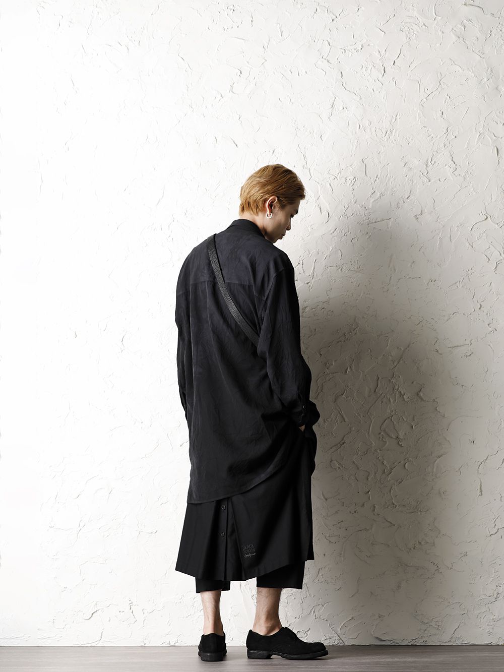 Yohji Yamamoto 20-21AW Unlevel Dyeing Classic Big Shirt Style - 1-003