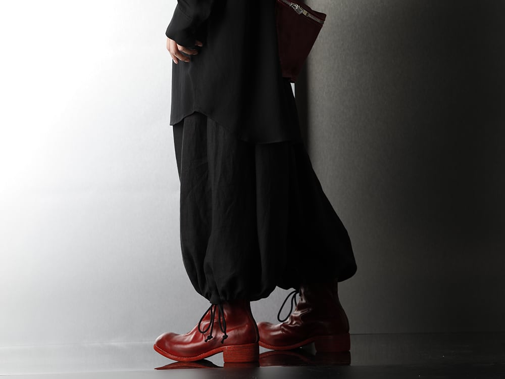 Ground Y & GUIDI Black x Red Color styling - 3-002