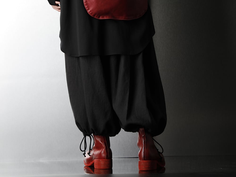 Ground Y & GUIDI Black x Red Color styling - 3-003