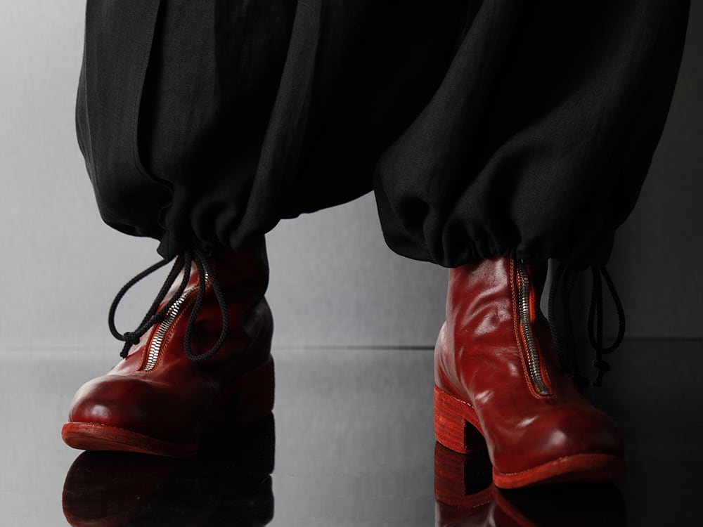 Ground Y & GUIDI Black x Red Color styling - 3-004