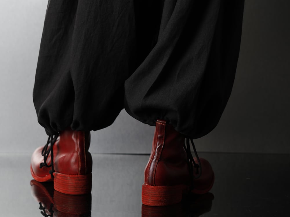 Ground Y & GUIDI Black x Red Color styling - 3-005