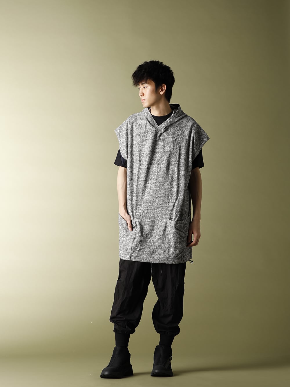 .LOGY Kyoto 20SS【DROP VEST HOODIE】JOGGER PANTS STYLE! - 1-001