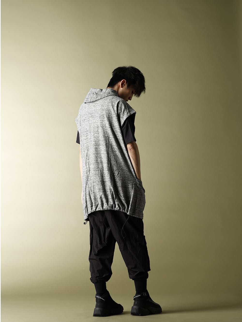 .LOGY Kyoto 20SS【DROP VEST HOODIE】JOGGER PANTS STYLE! - 1-003
