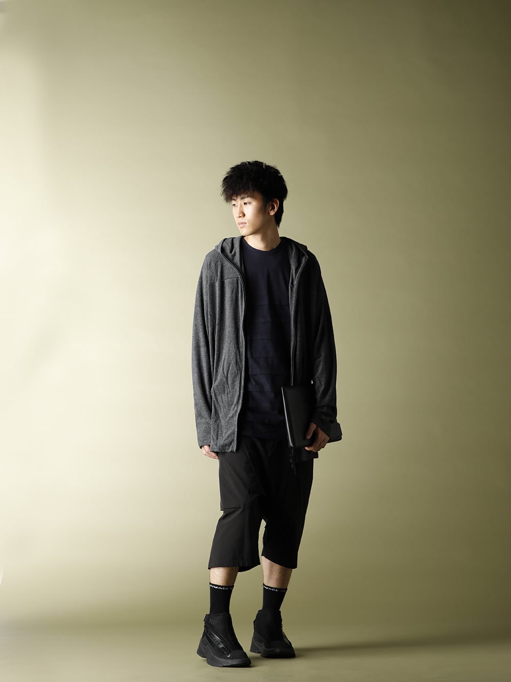 .LOGY Kyoto 20SS【CROSS NECK HOODIE】OLMETEX PANTS STYLE! - 1-001