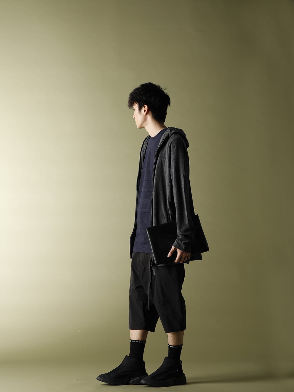 .LOGY Kyoto 20SS【CROSS NECK HOODIE】OLMETEX PANTS STYLE! - 1-002