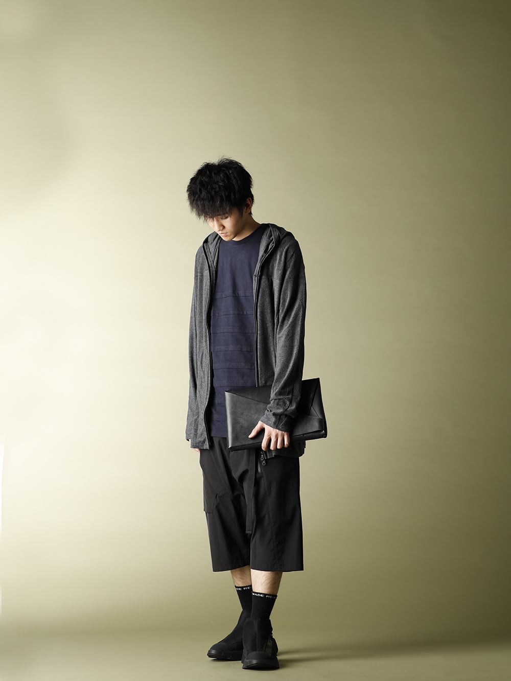 .LOGY Kyoto 20SS【CROSS NECK HOODIE】OLMETEX PANTS STYLE! - 1-004