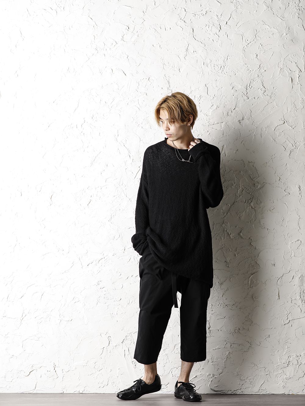 The Viridi-anne x DA 20SS All Black Summer Knit Style - 1-001