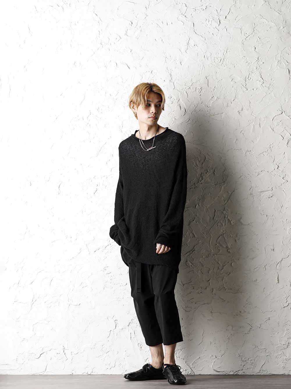 The Viridi-anne x DA 20SS All Black Summer Knit Style - 1-004