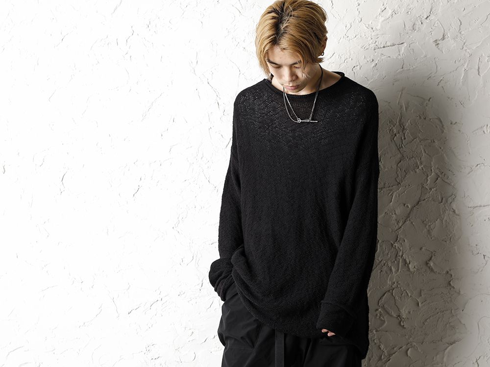 The Viridi-anne x DA 20SS All Black Summer Knit Style - 2-001