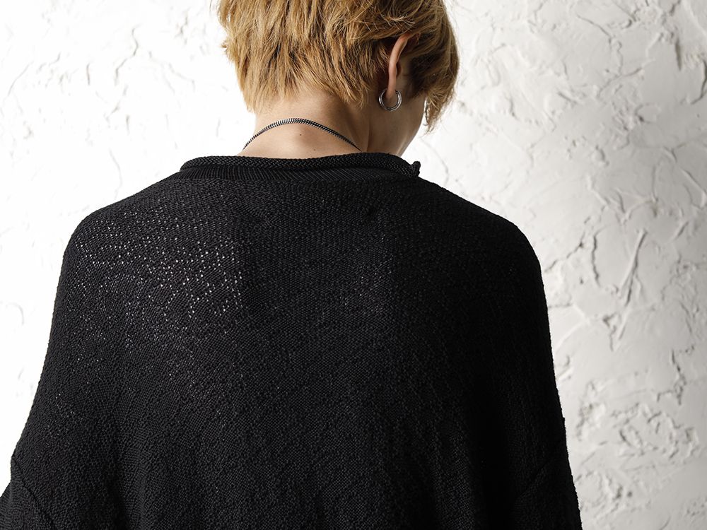 The Viridi-anne x DA 20SS All Black Summer Knit Style - 2-005