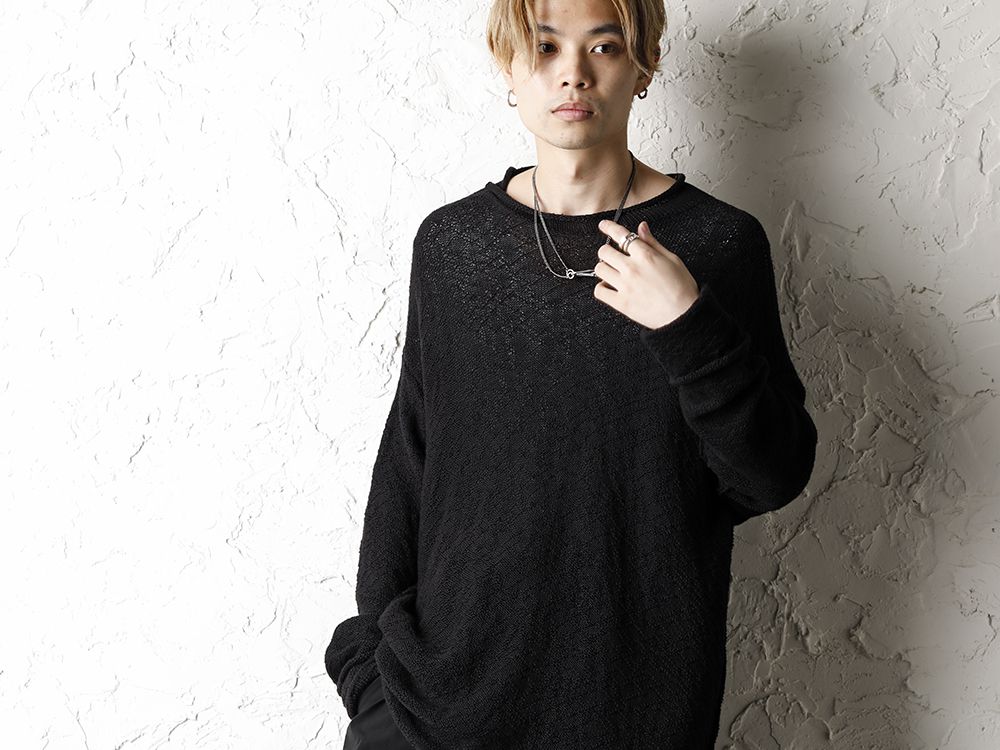 The Viridi-anne x DA 20SS All Black Summer Knit Style - 2-006