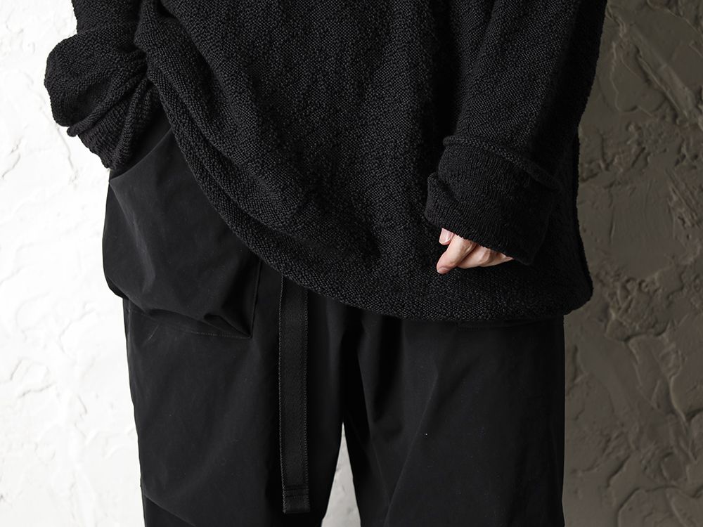 The Viridi-anne x DA 20SS All Black Summer Knit Style - 3-004