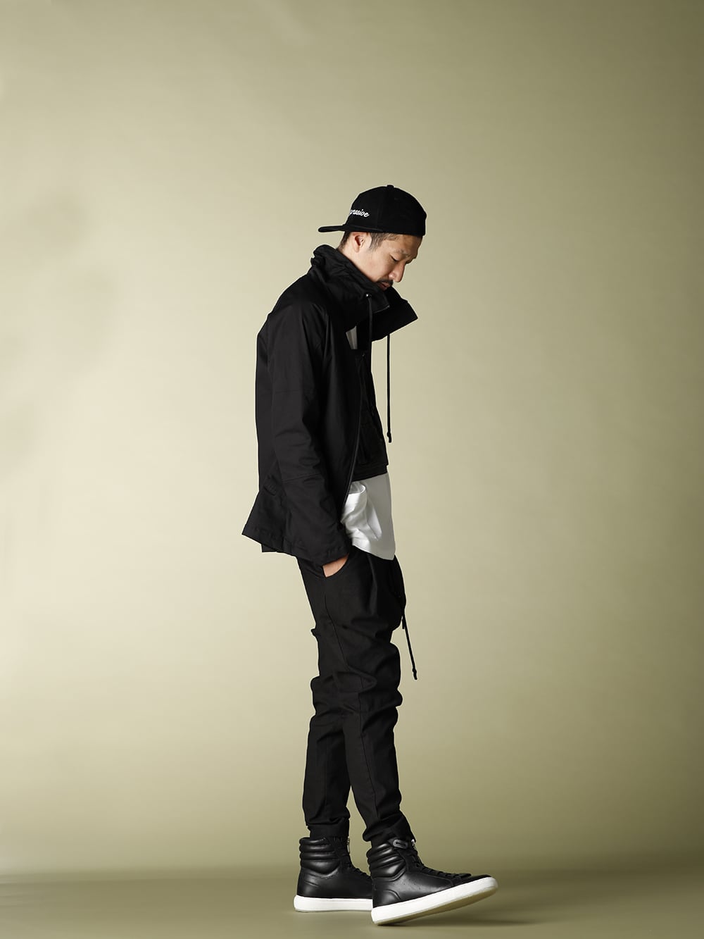 .LOGY kyoto EXCLUSIVE【FRENCH NAVY BLOUSON】LEATHER EPRON MIX STYLE!!! - 1-002