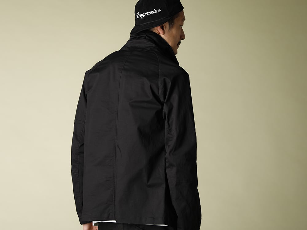 .LOGY kyoto EXCLUSIVE【FRENCH NAVY BLOUSON】LEATHER EPRON MIX STYLE!!! - 2-003