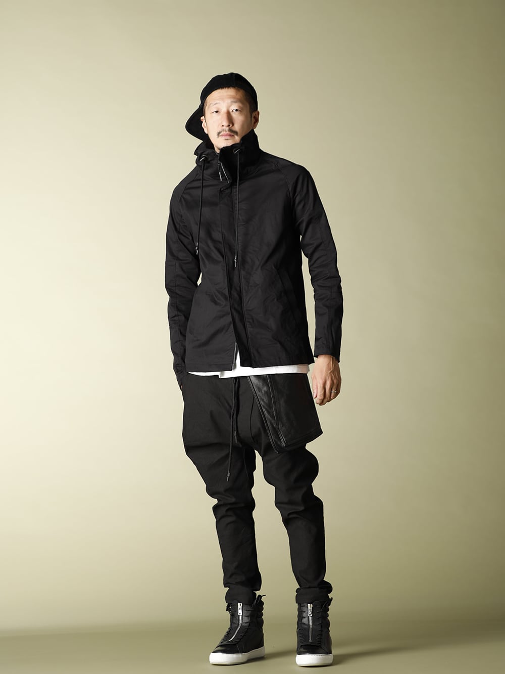 .LOGY kyoto EXCLUSIVE【FRENCH NAVY BLOUSON】LEATHER EPRON MIX STYLE!!! - 3-001