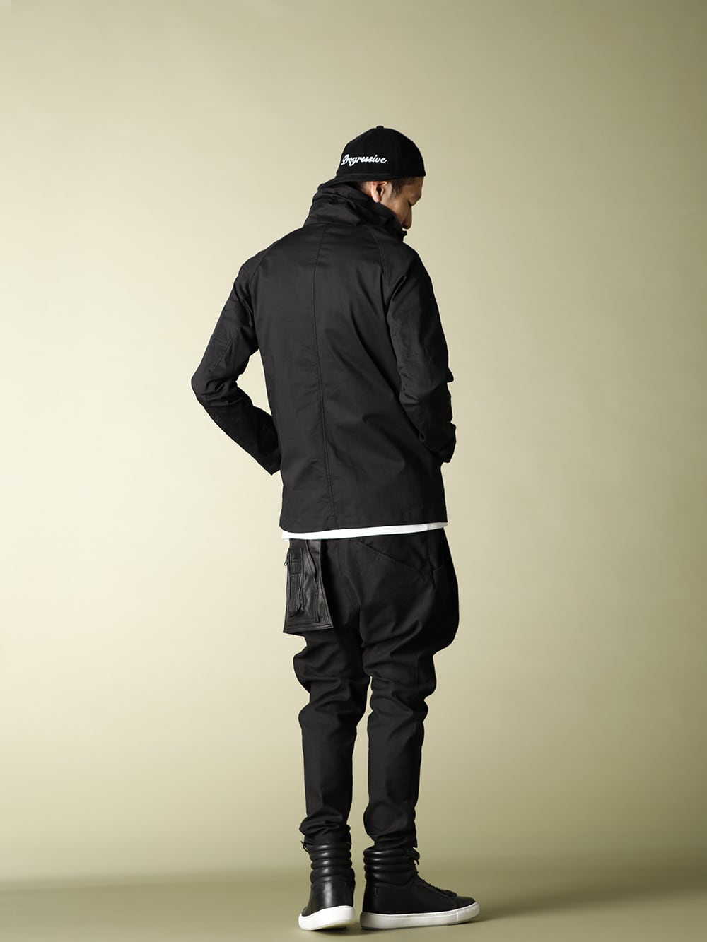 .LOGY kyoto EXCLUSIVE【FRENCH NAVY BLOUSON】LEATHER EPRON MIX STYLE!!! - 3-002