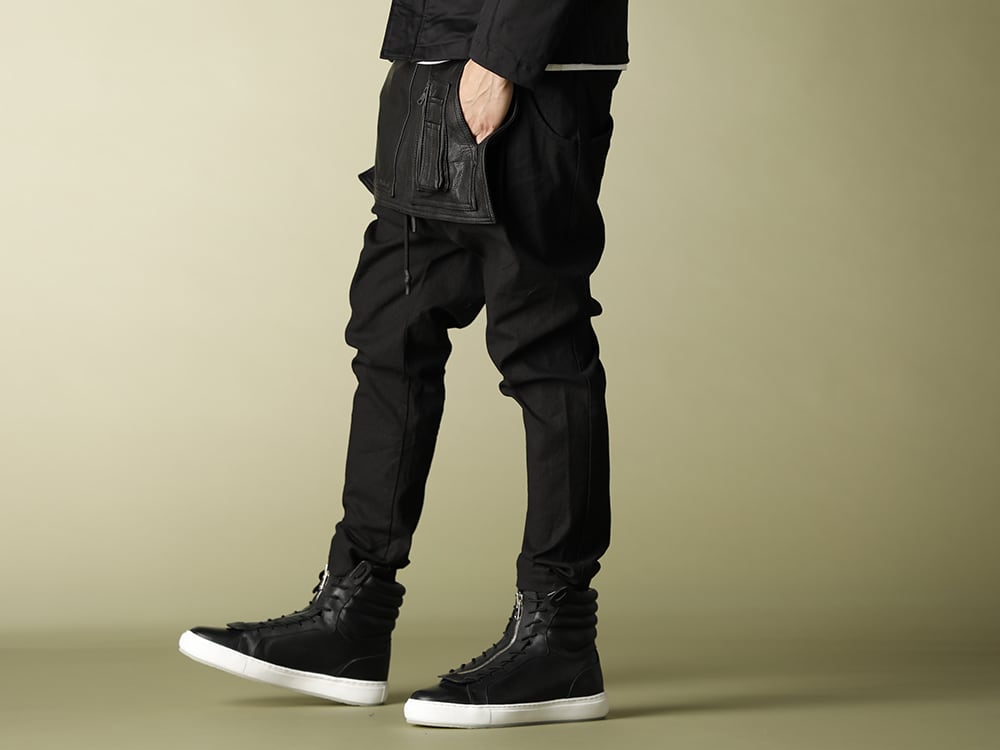 .LOGY kyoto EXCLUSIVE【FRENCH NAVY BLOUSON】LEATHER EPRON MIX STYLE!!! - 4-002