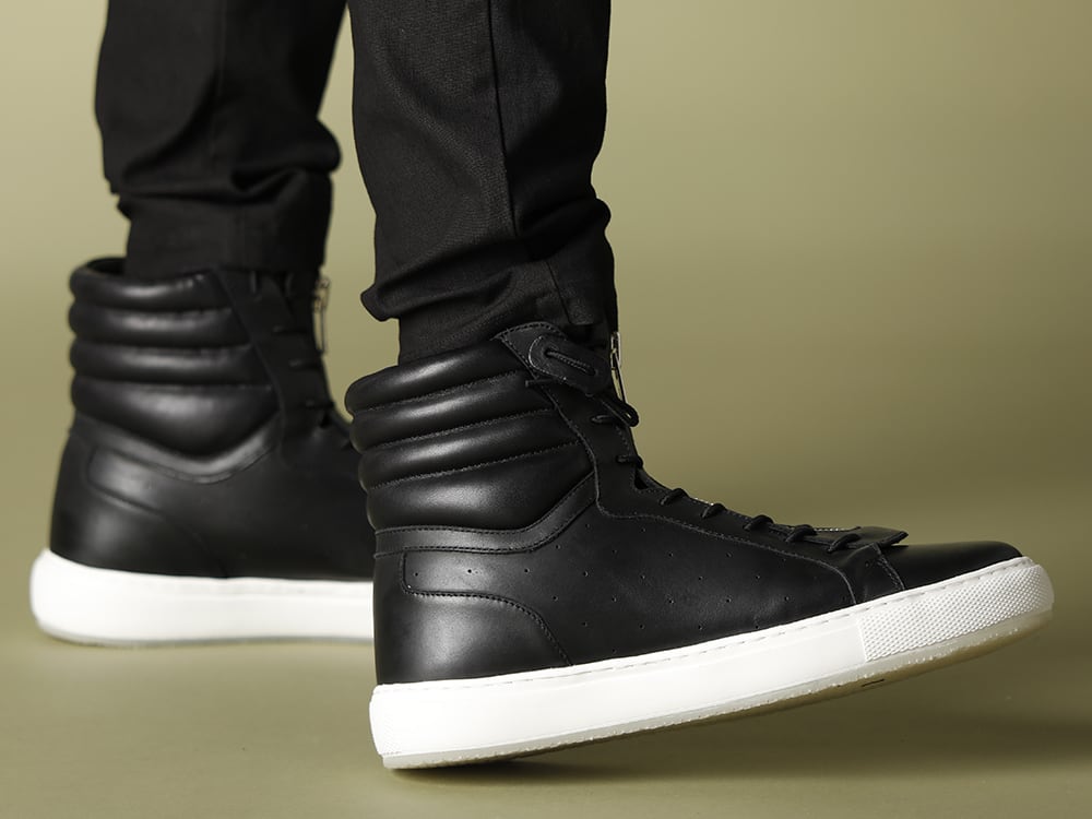 .LOGY kyoto EXCLUSIVE【FRENCH NAVY BLOUSON】LEATHER EPRON MIX STYLE!!! - 4-005