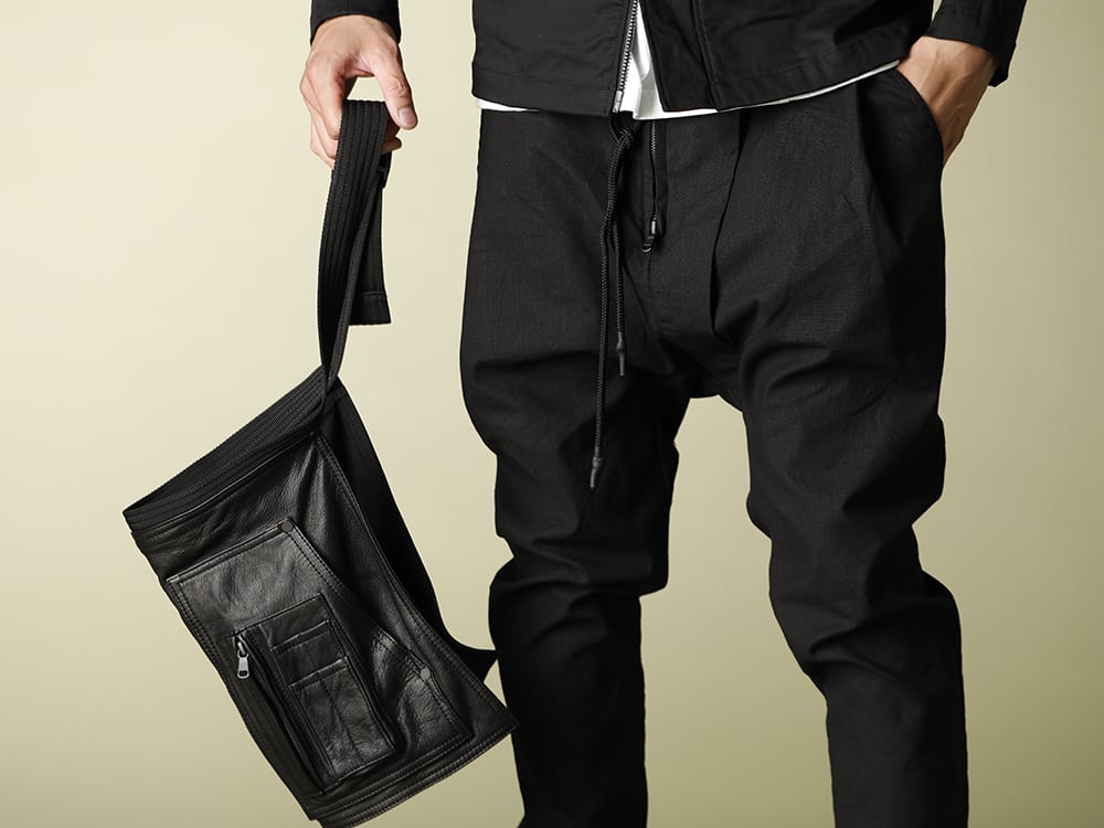 .LOGY kyoto EXCLUSIVE【FRENCH NAVY BLOUSON】LEATHER EPRON MIX STYLE!!! - 5-008