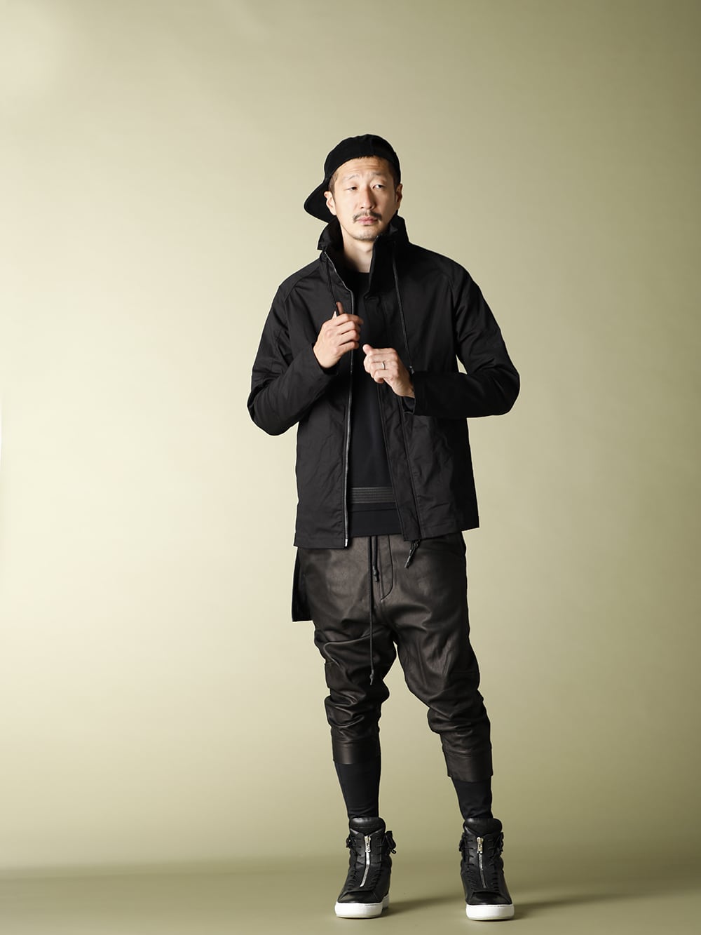 .LOGY kyoto EXCLUSIVE【BACK LINE L/S】FRENCH NAVY BLOUSON MIX STYLE!!! - 1-004