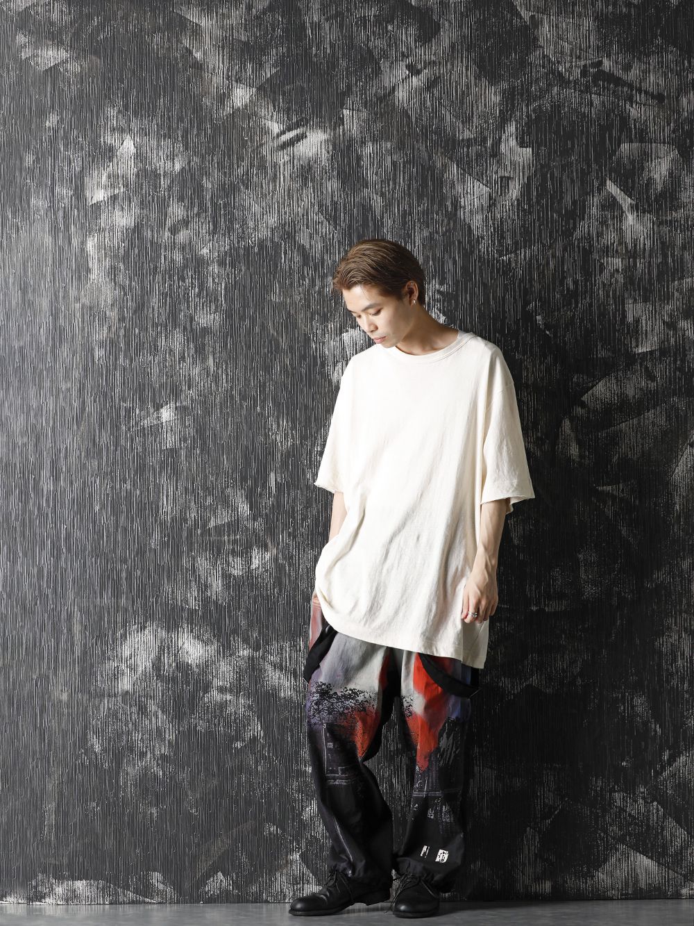 Yohji Yamamoto 20-21AW UCHIDA Twins Print Over All Style - 4-001