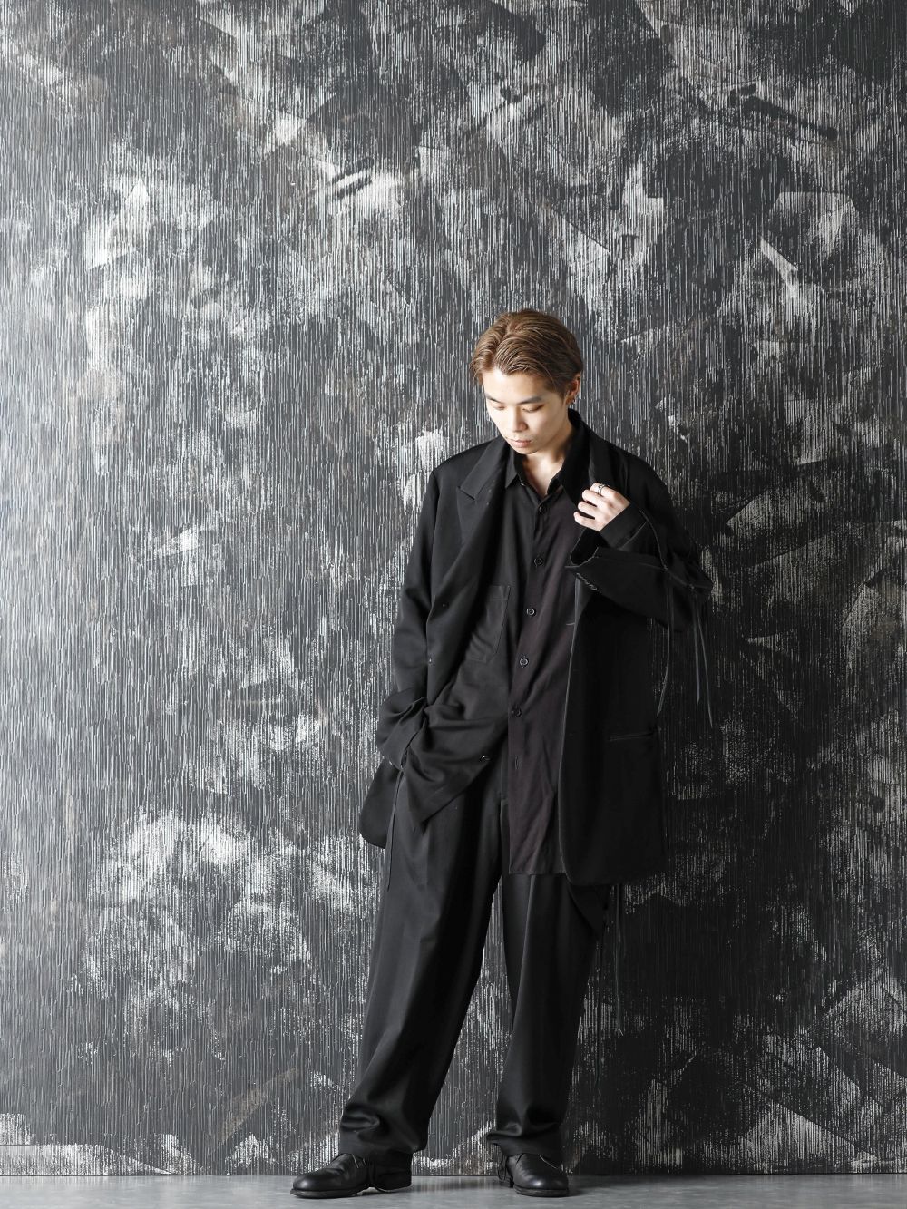 B Yohji Yamamoto 20-21AW Loose Silhouette Suit Style - FASCINATE BLOG