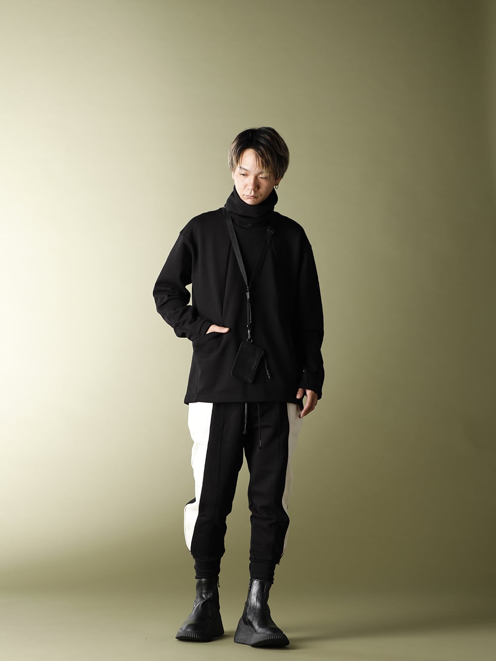 .LOGY Kyoto 20AW THE VIRIDI-ANNE【SIDE ZIP PANTS】MONOTONE STYLE! - 1-001