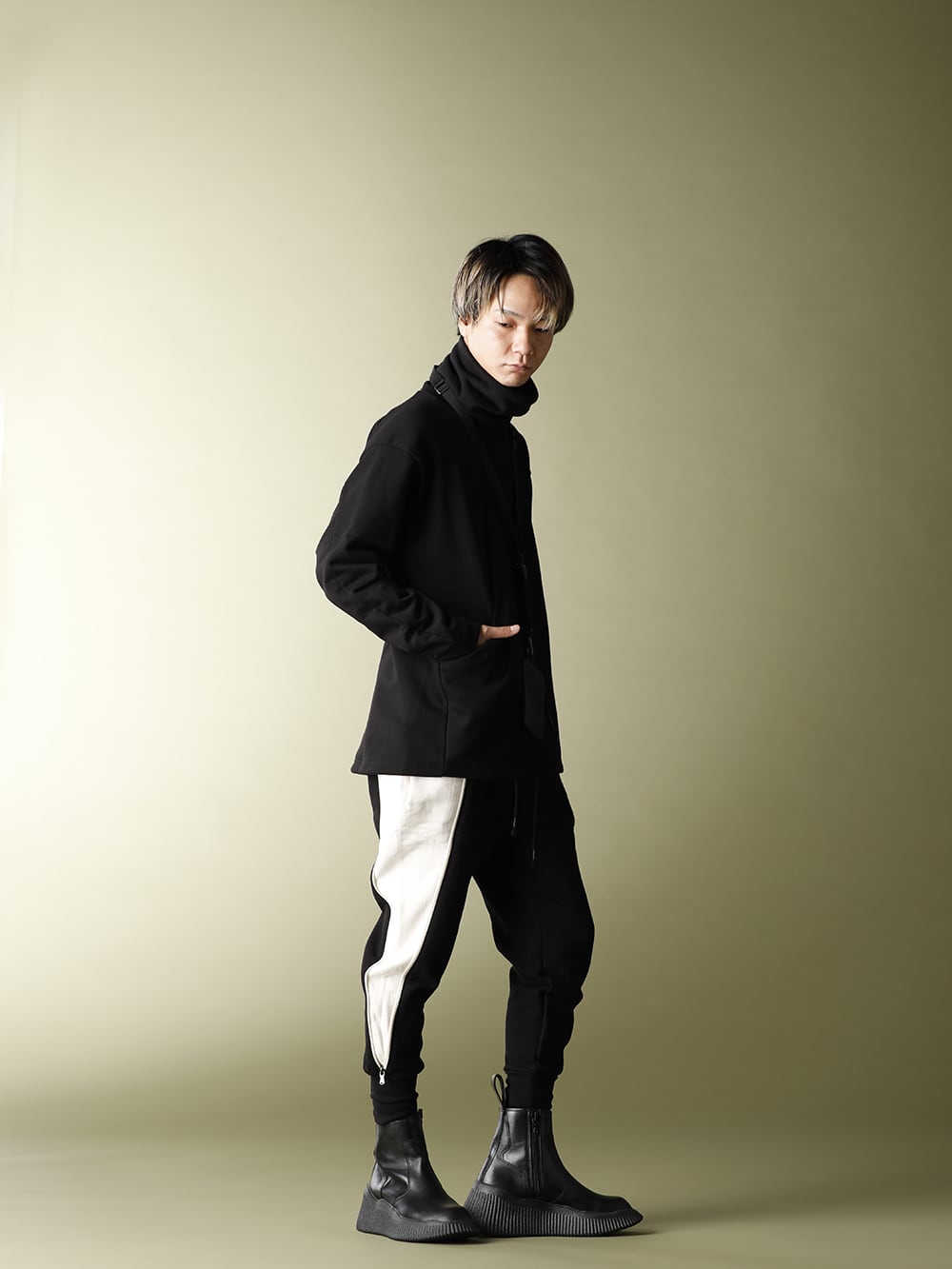 .LOGY Kyoto 20AW THE VIRIDI-ANNE【SIDE ZIP PANTS】MONOTONE STYLE! - 1-002