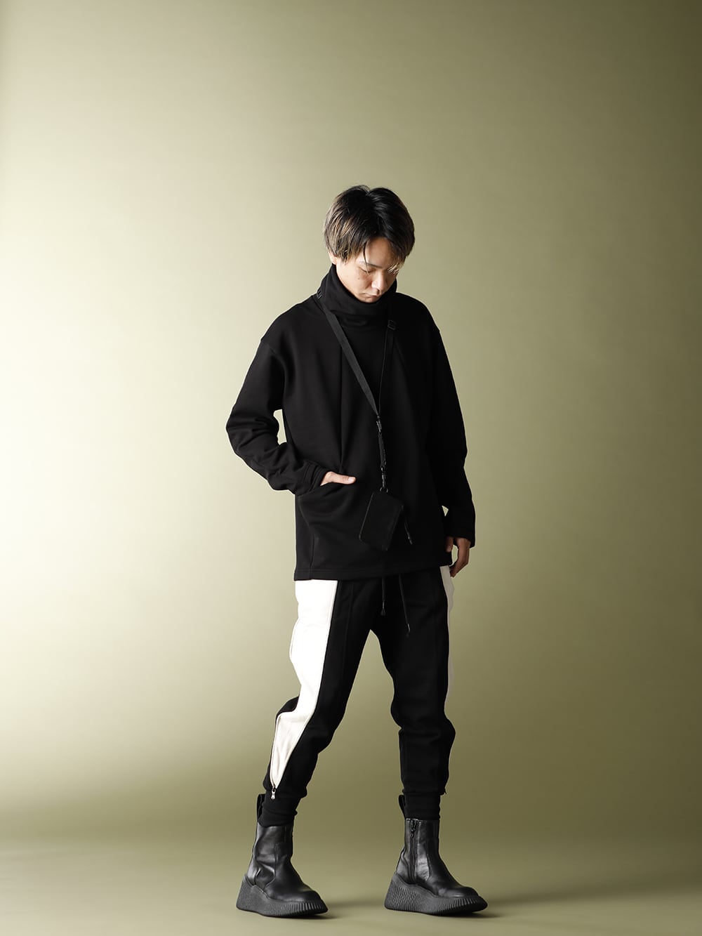.LOGY Kyoto 20AW THE VIRIDI-ANNE【SIDE ZIP PANTS】MONOTONE STYLE! - 1-004