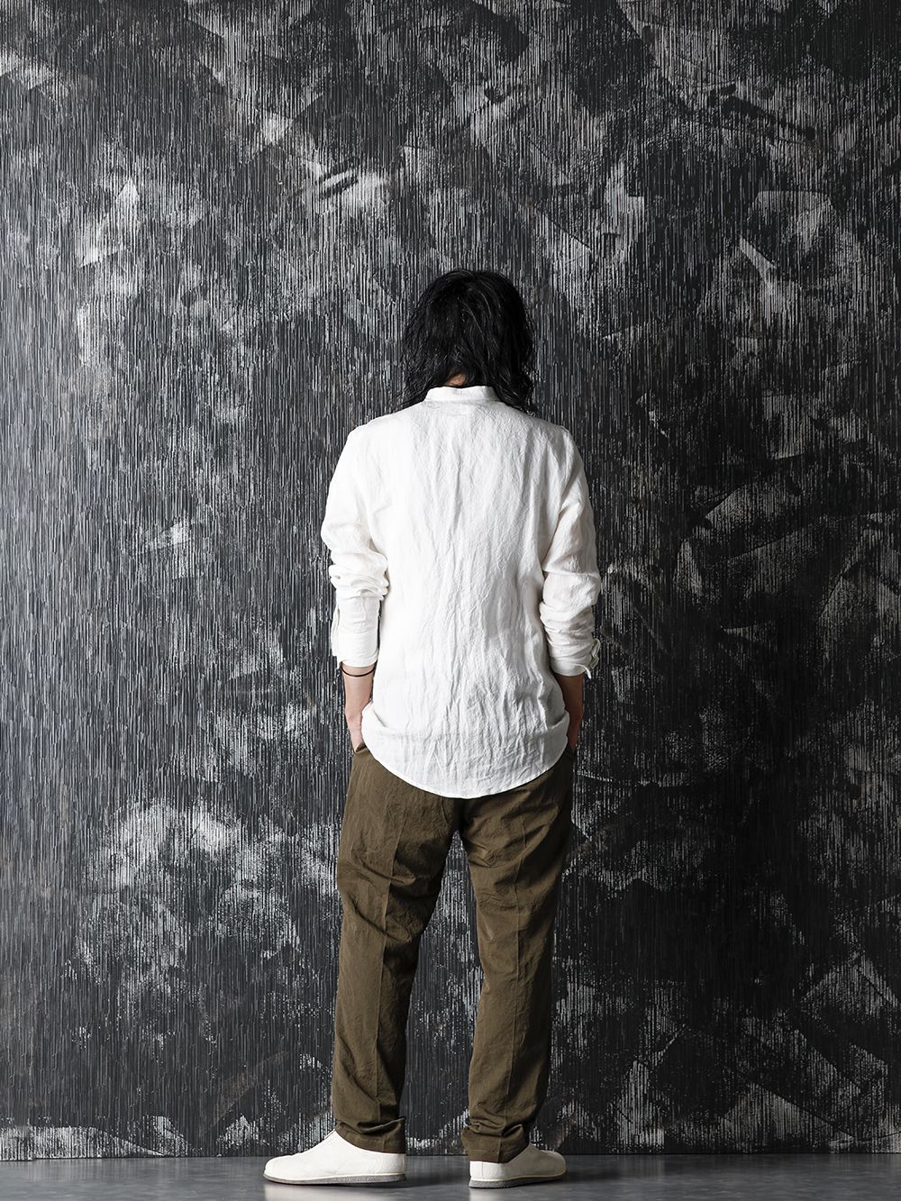 hannibal.and Yamauchi White x Khaki 2tone Color Style - 1-003