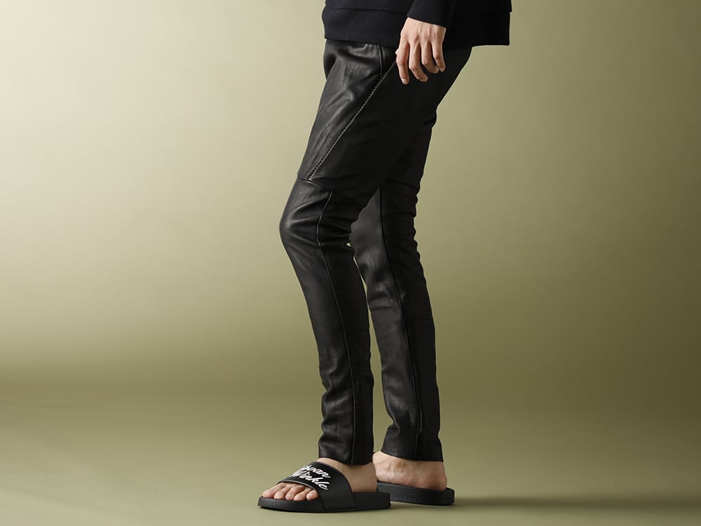 .LOGY kyoto RIPVANWINKLE 20AW【EXCLUSIVE BACK LINE L/S】LEATHER PANTS STYLE!!! - 3-002