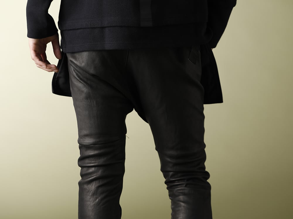 .LOGY kyoto RIPVANWINKLE 20AW【EXCLUSIVE BACK LINE L/S】LEATHER PANTS STYLE!!! - 3-005