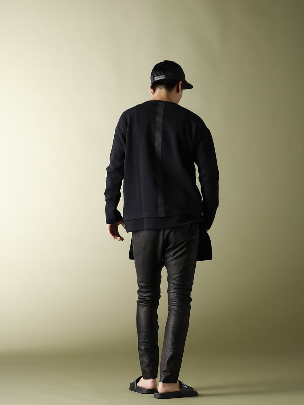.LOGY kyoto RIPVANWINKLE 20AW【EXCLUSIVE BACK LINE L/S】LEATHER PANTS STYLE!!! - 4-003