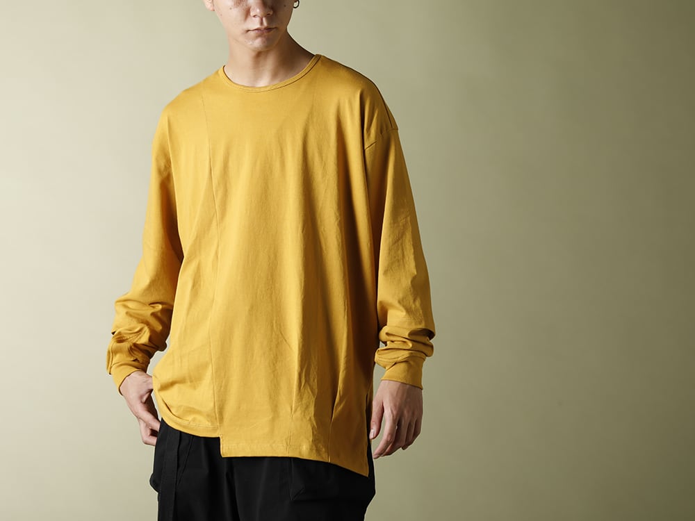 .LOGY Kyoto 20AW The Viridi-anne【Hem Layered Long Sleeve T-Shirts】Mustard STYLE! - 2-001