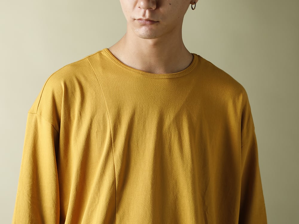 .LOGY Kyoto 20AW The Viridi-anne【Hem Layered Long Sleeve T-Shirts】Mustard STYLE! - 2-003