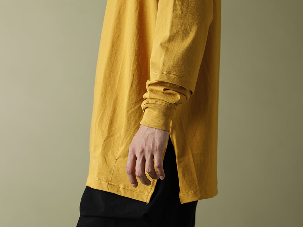 .LOGY Kyoto 20AW The Viridi-anne【Hem Layered Long Sleeve T-Shirts】Mustard STYLE! - 2-005