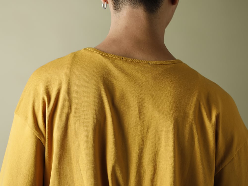 .LOGY Kyoto 20AW The Viridi-anne【Hem Layered Long Sleeve T-Shirts】Mustard STYLE! - 2-006
