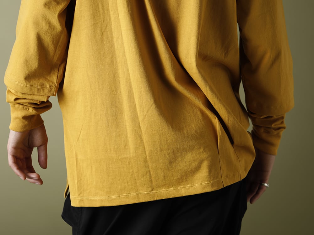 .LOGY Kyoto 20AW The Viridi-anne【Hem Layered Long Sleeve T-Shirts】Mustard STYLE! - 2-007