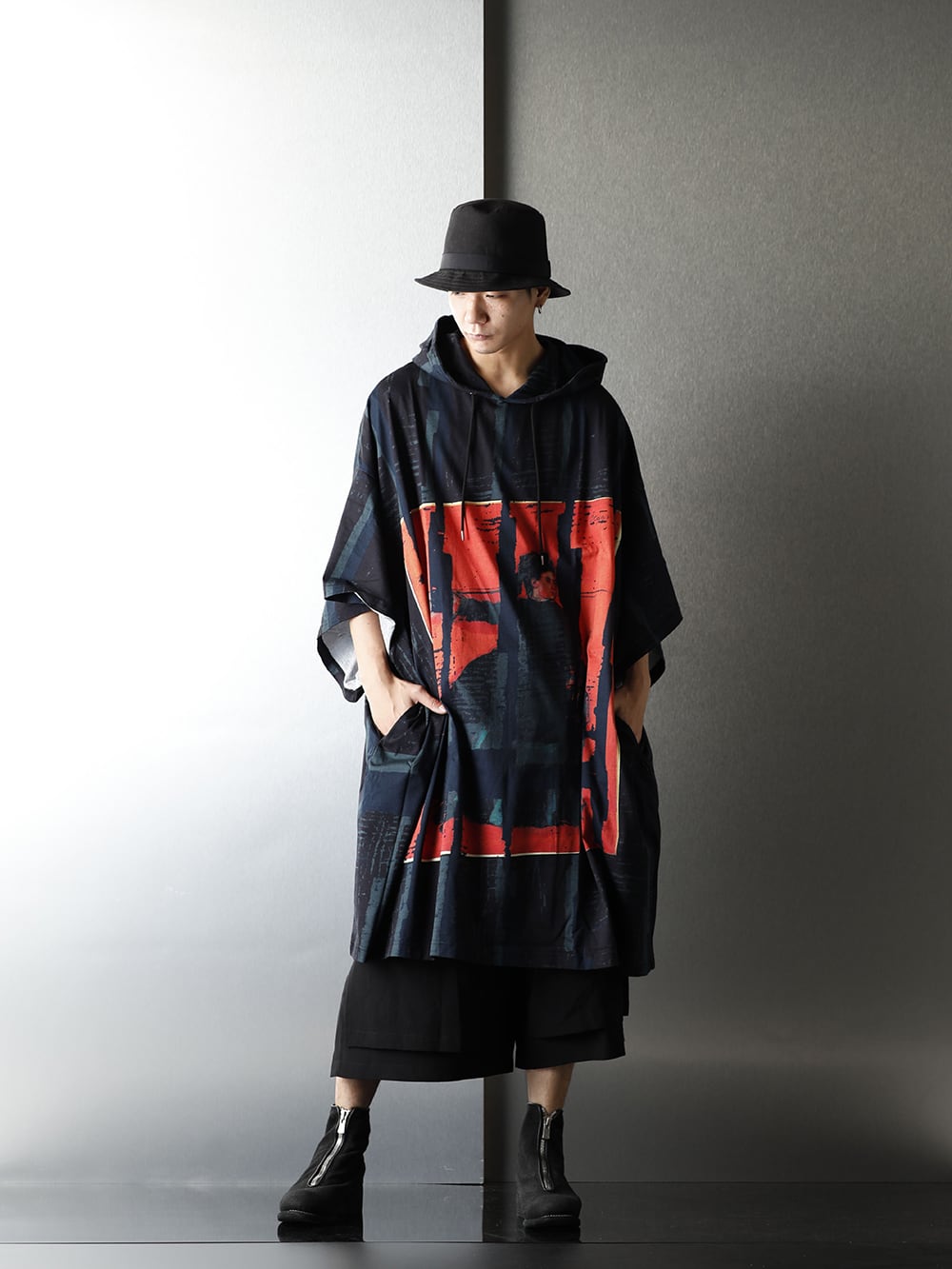 Ground Y 20AW Graphic Long hoodie styling - 1-001