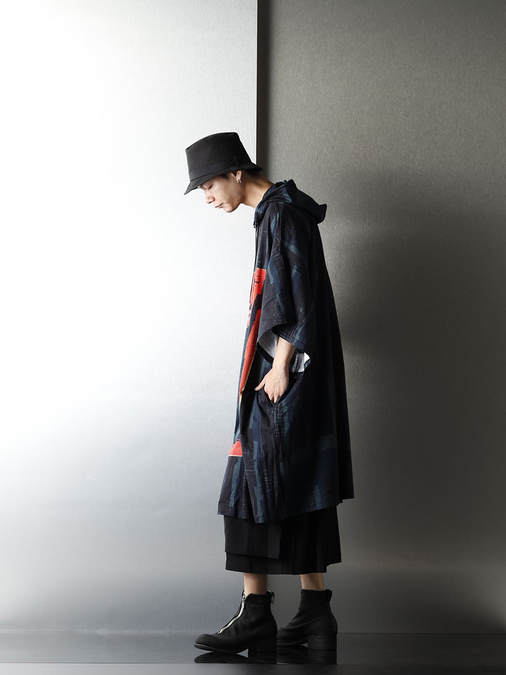 Ground Y 20AW Graphic Long hoodie styling - 1-002