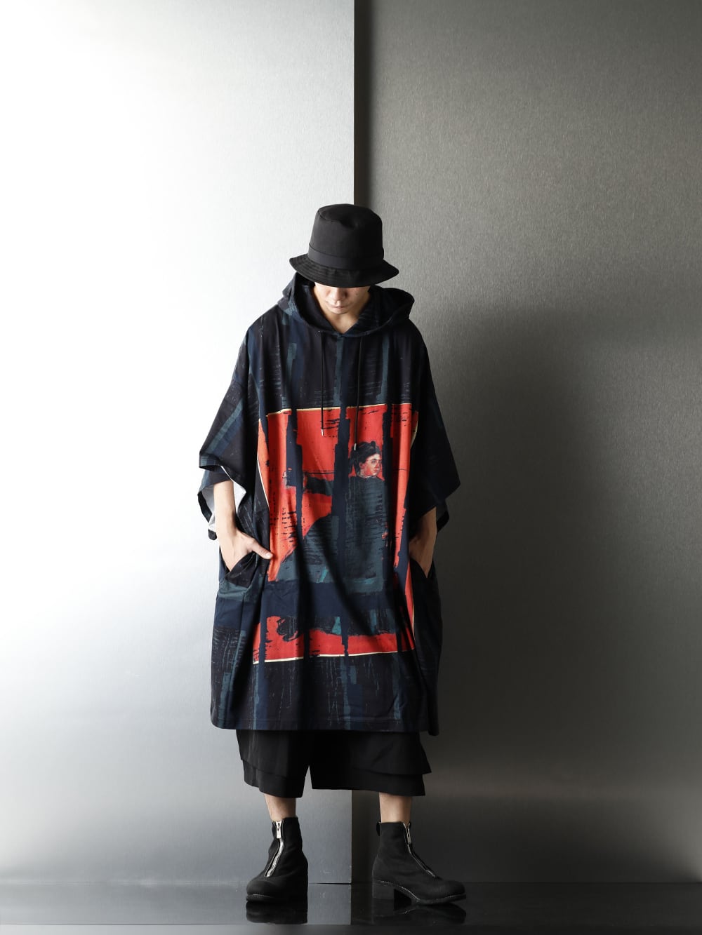 Ground Y 20AW Graphic Long hoodie styling - 1-004
