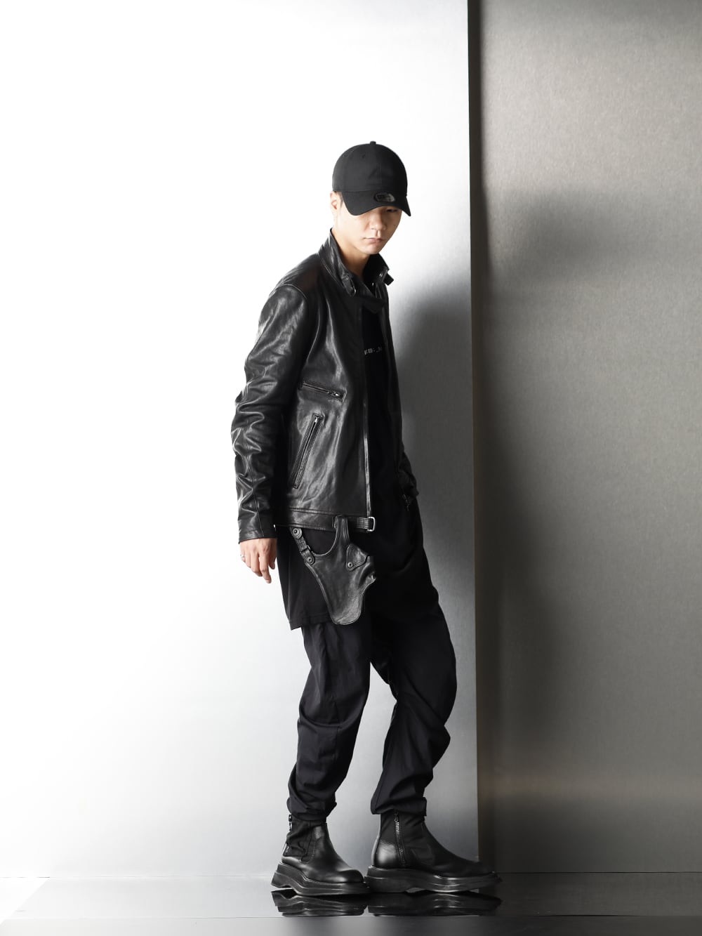 JULIUS 20-21AW Gunholder Leather jacket Styling - 1-002